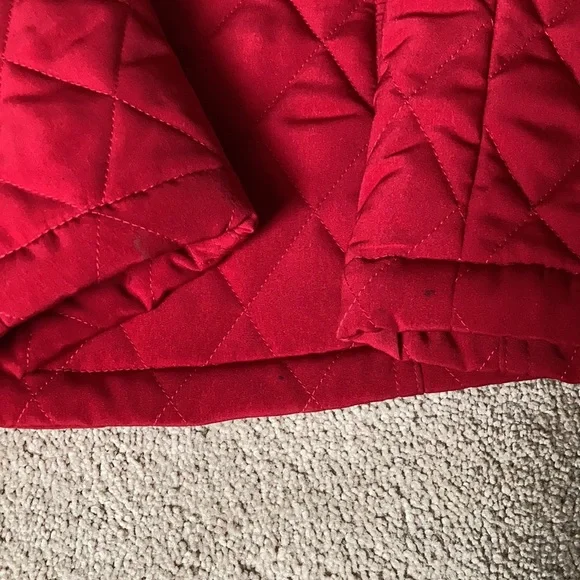 Red ESPRIT quilted fall coat - Picture 8 of 8
